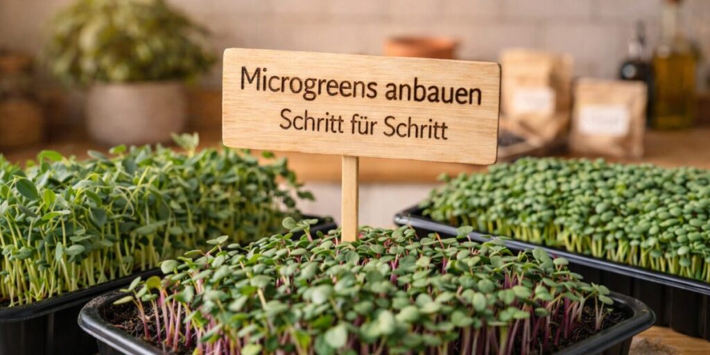 Microgreens anbauen Schritt für Schritt erklärt