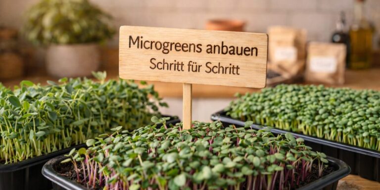 Microgreens anbauen Schritt für Schritt erklärt